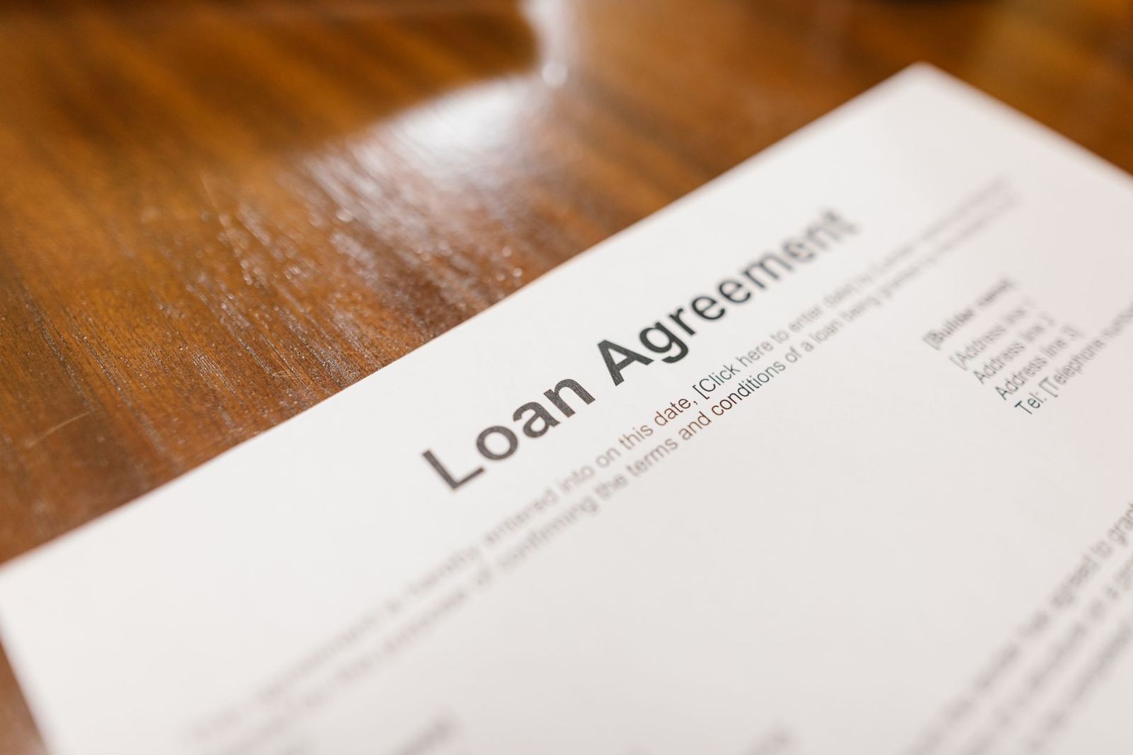 Loan application document automation